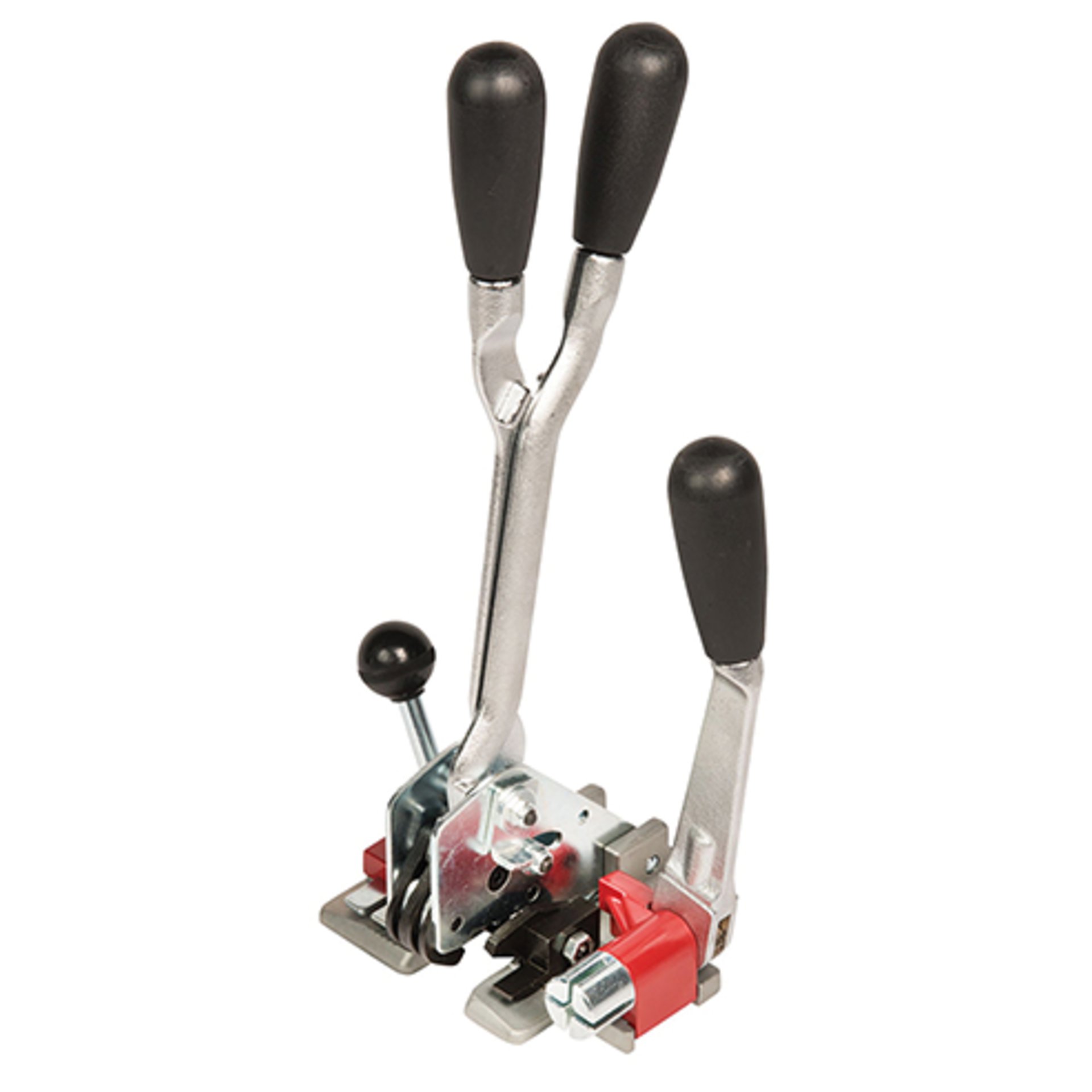 Spann- u. Verschlußgerät für Kunststoffbänder