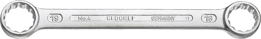 Doppelringschlüssel DIN837B 32x36mm Gedore