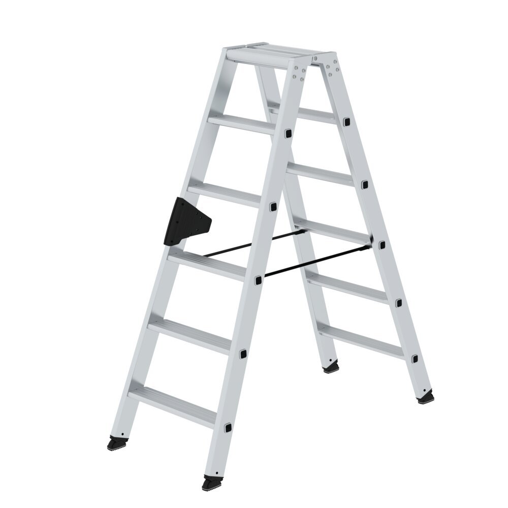 Stufen-Stehleiter beidseitig begehbar , 2x6 Stufen
