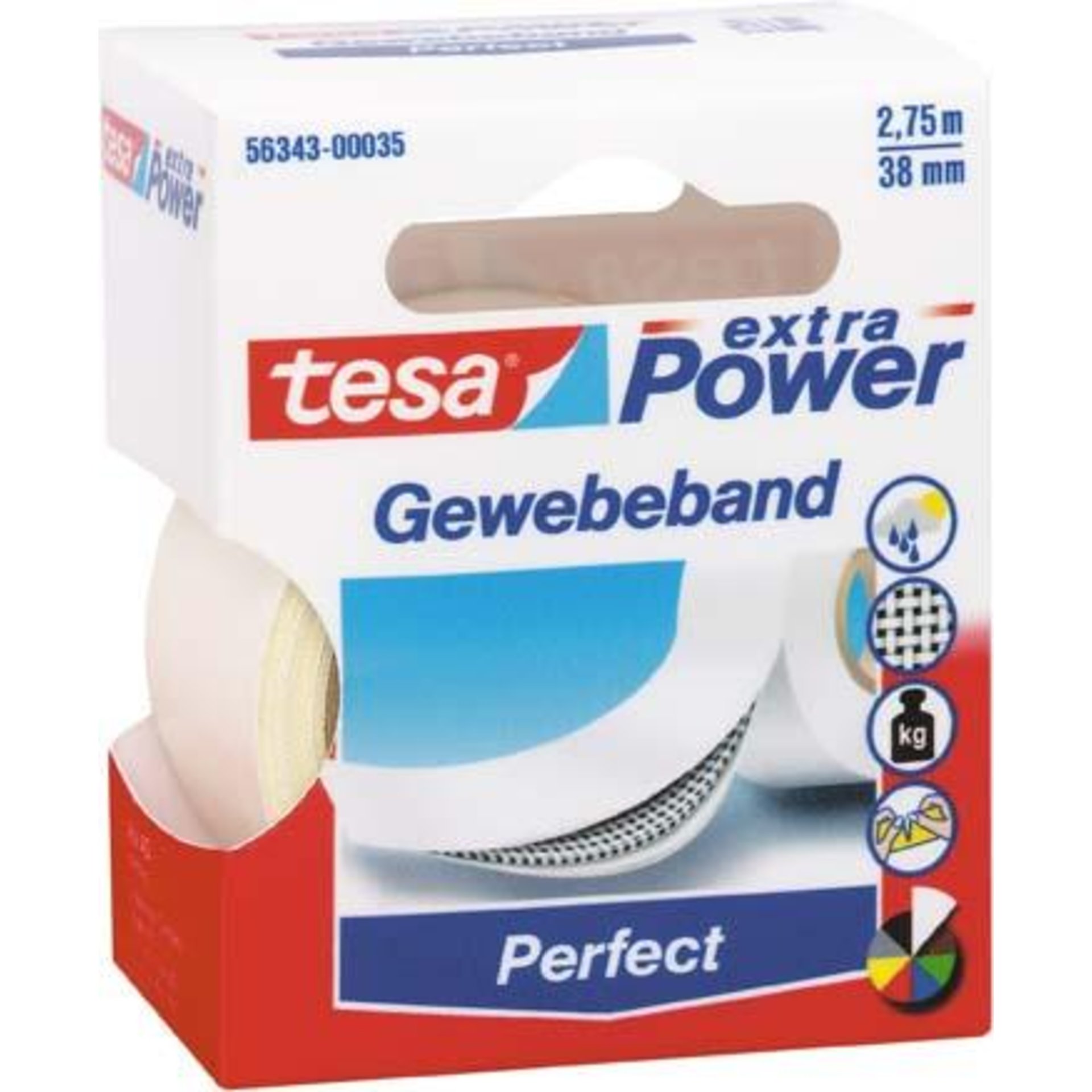 Tesa Gewebeband extra Power Perfect, Nr. 56343