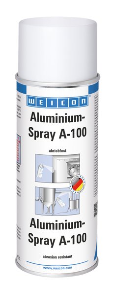 WEICON Aluminium-Spray A-100 abriebfest | abriebfester Schutz gegen Rost und Korrosion | 400 ml