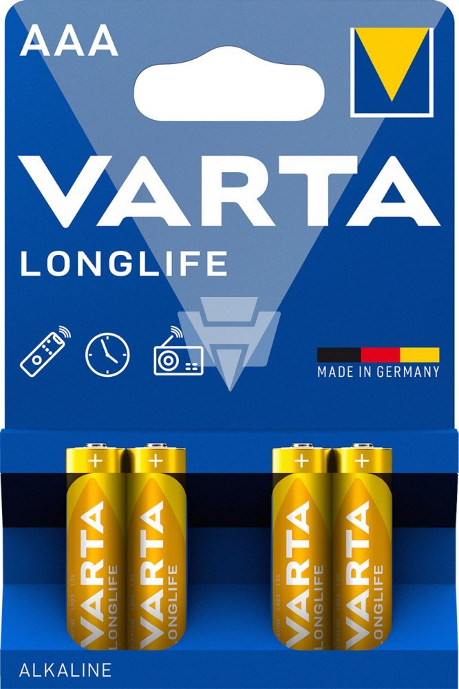 VARTA Batterie Longlife Alkali-Mangan 1,5 V