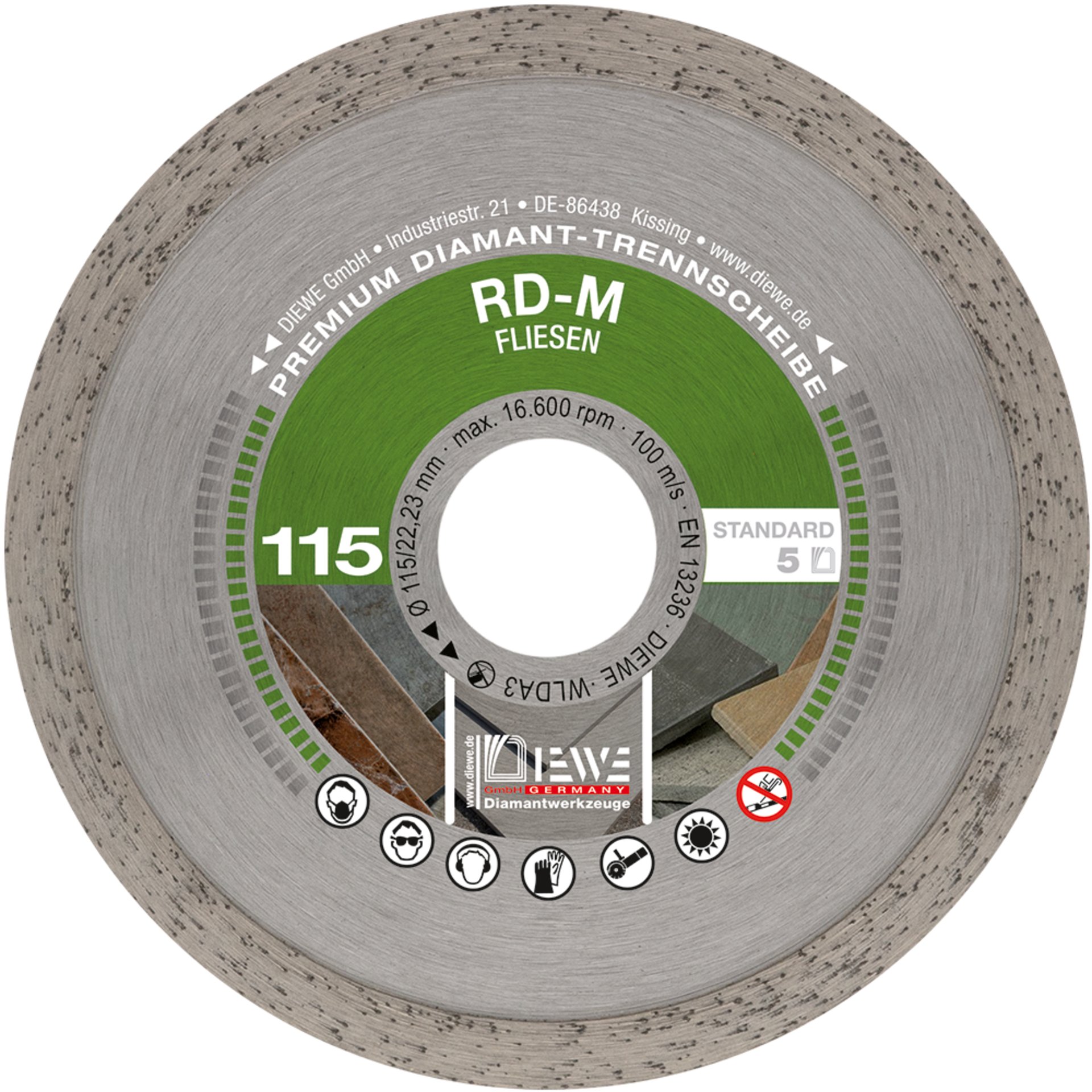Diewe Trennscheibe RD-M, 8 mm FH