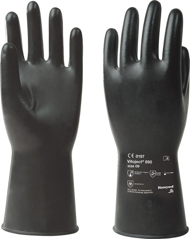 Handschuh Vitoject 890, 350 mm,Gr.11,schwarz Honeywell