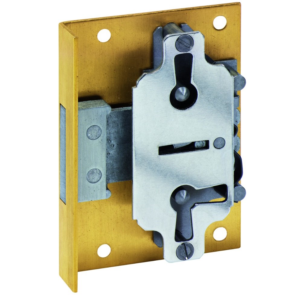 JuNie Einlassschloß, Messing Rückblech Nr. 0619