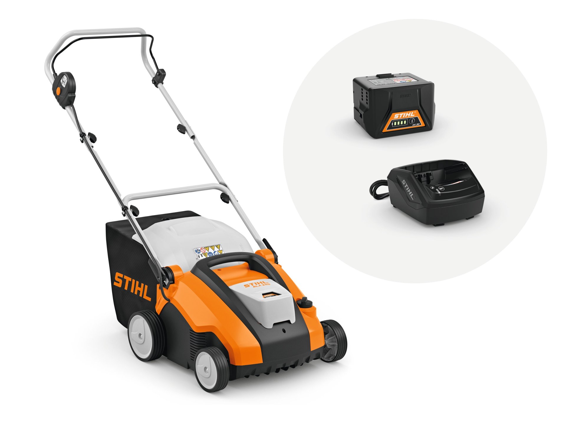 Stihl Akku Rasenlüfter RLA 240 Set