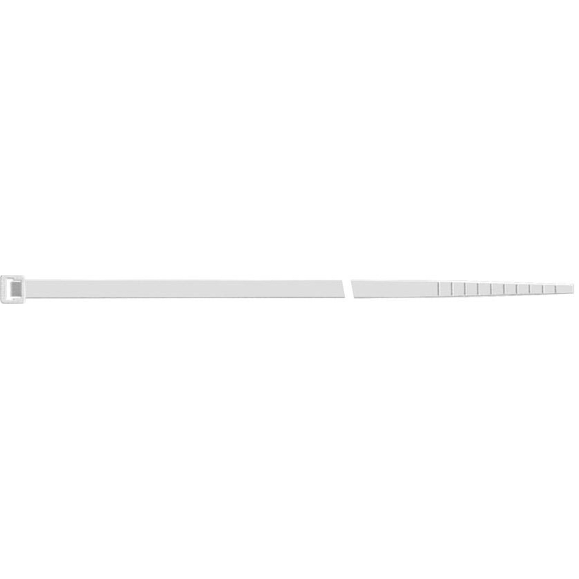 Kabelbinder, natur/weiß, Polyamid 6.6, Norm UL94V2