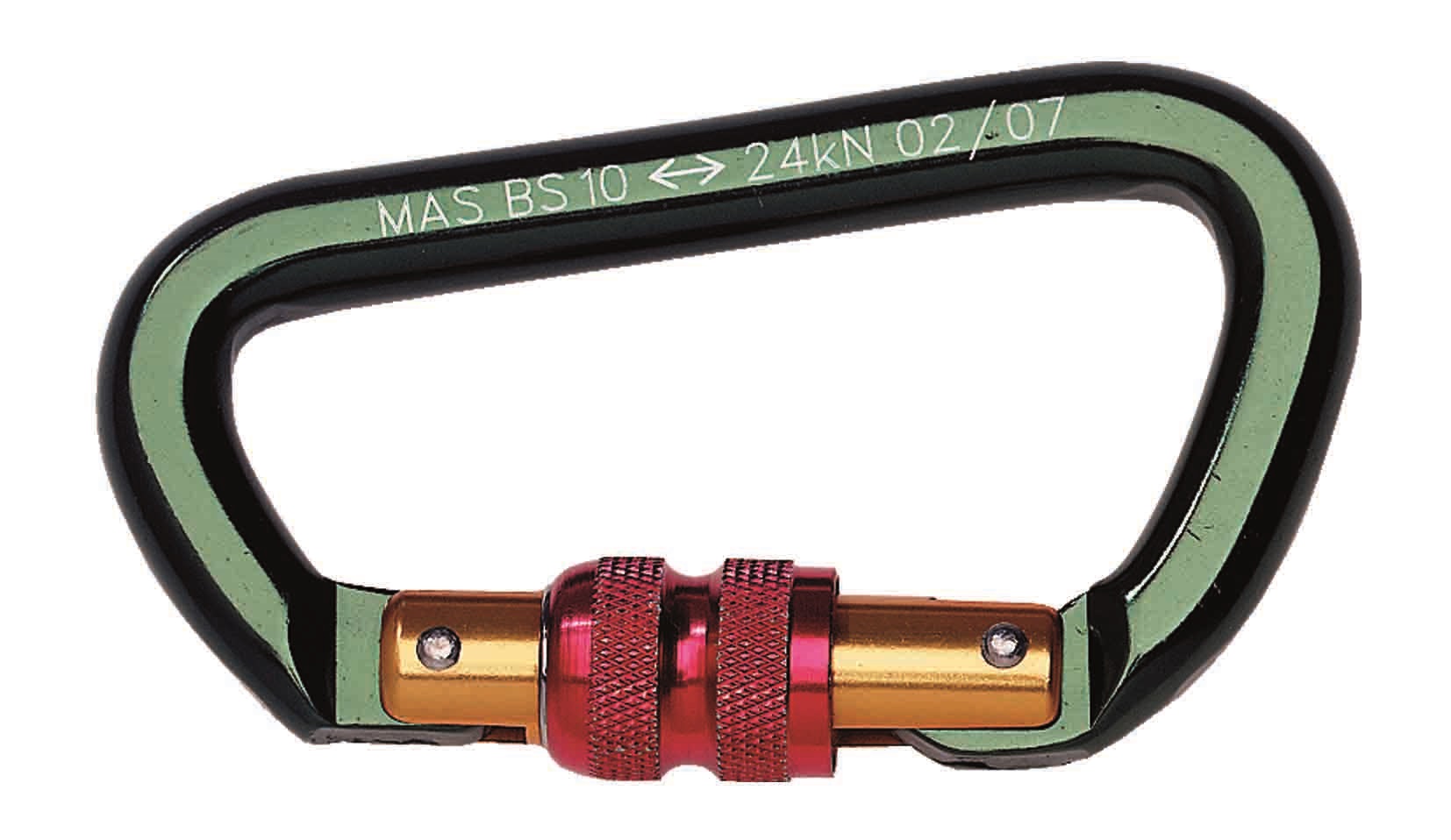MAS Alu-Bergsteiger Karabinerhaken