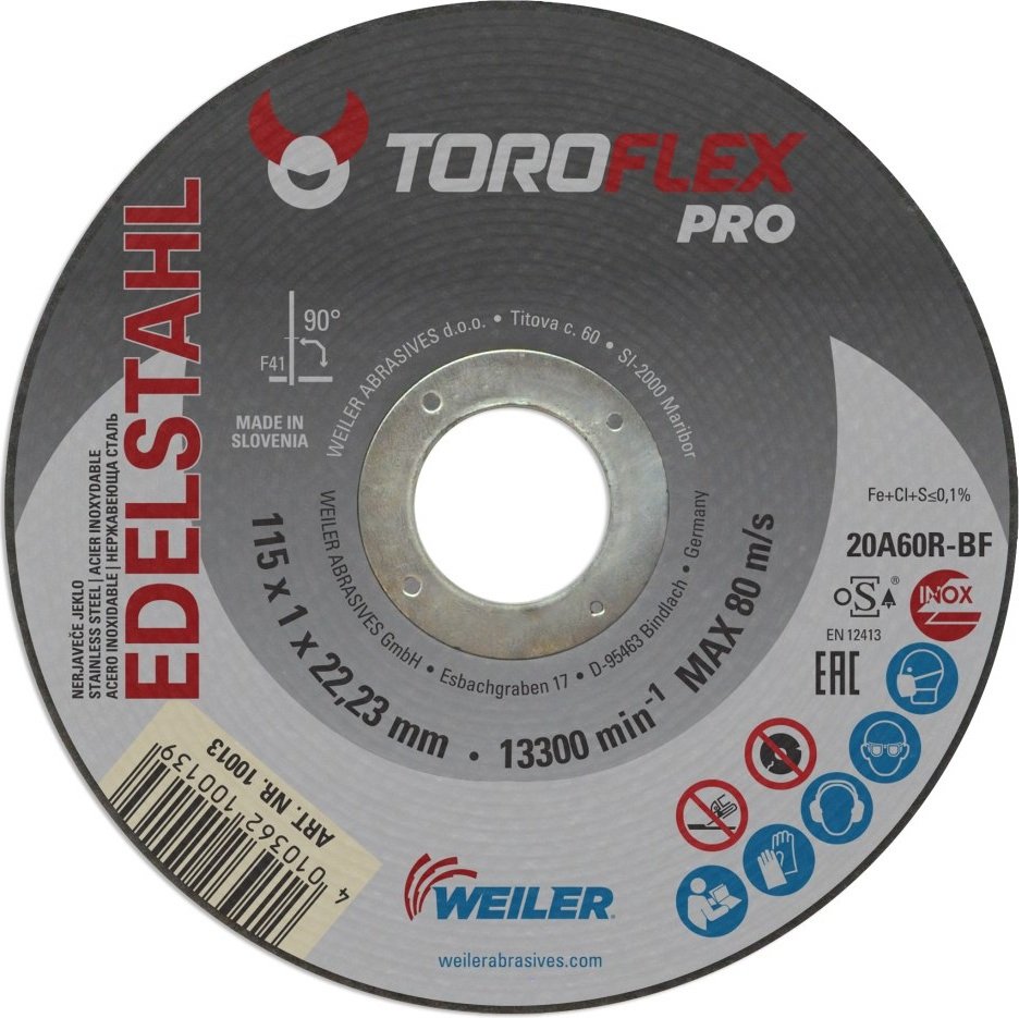 Trennscheibe Pro, 20 A 60 T BF, Inox & Metall