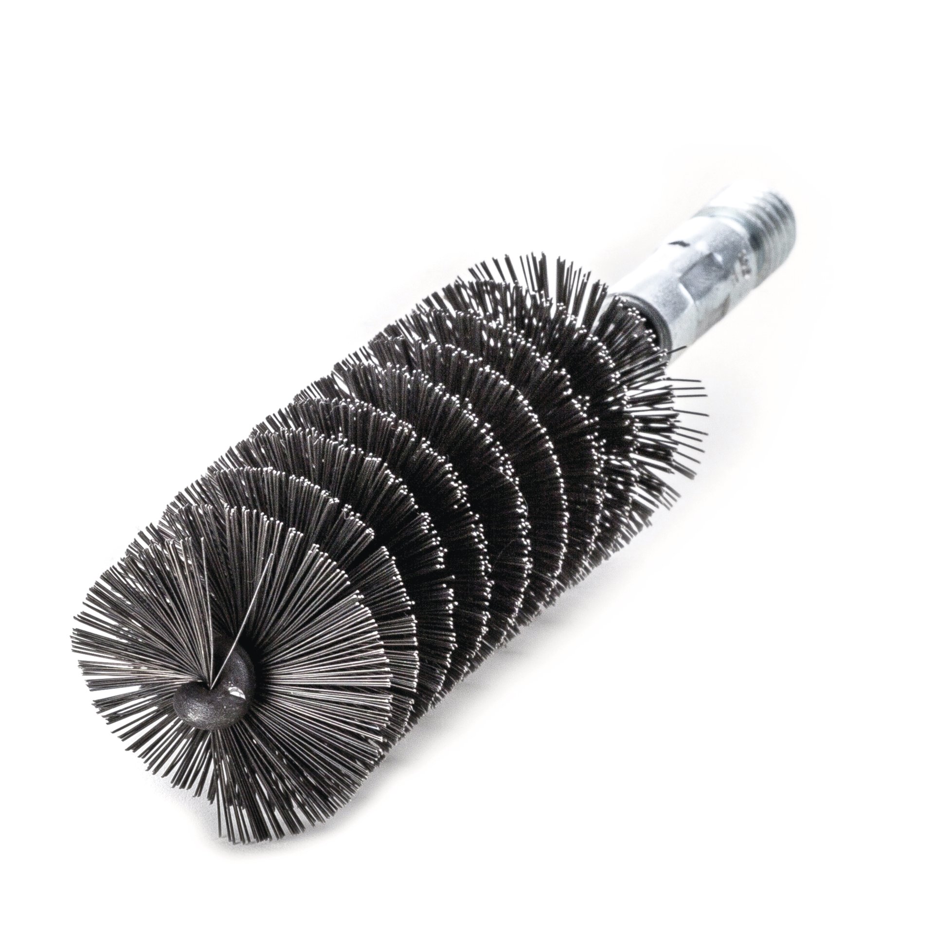 Rohr- / Muffenbürste m. Schaft W1/2 Stahldraht V2A