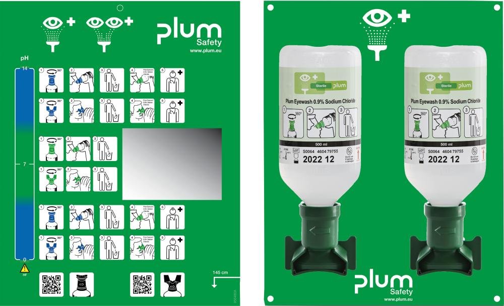 Augenspülstation inkl. 2 Fl. 500ml