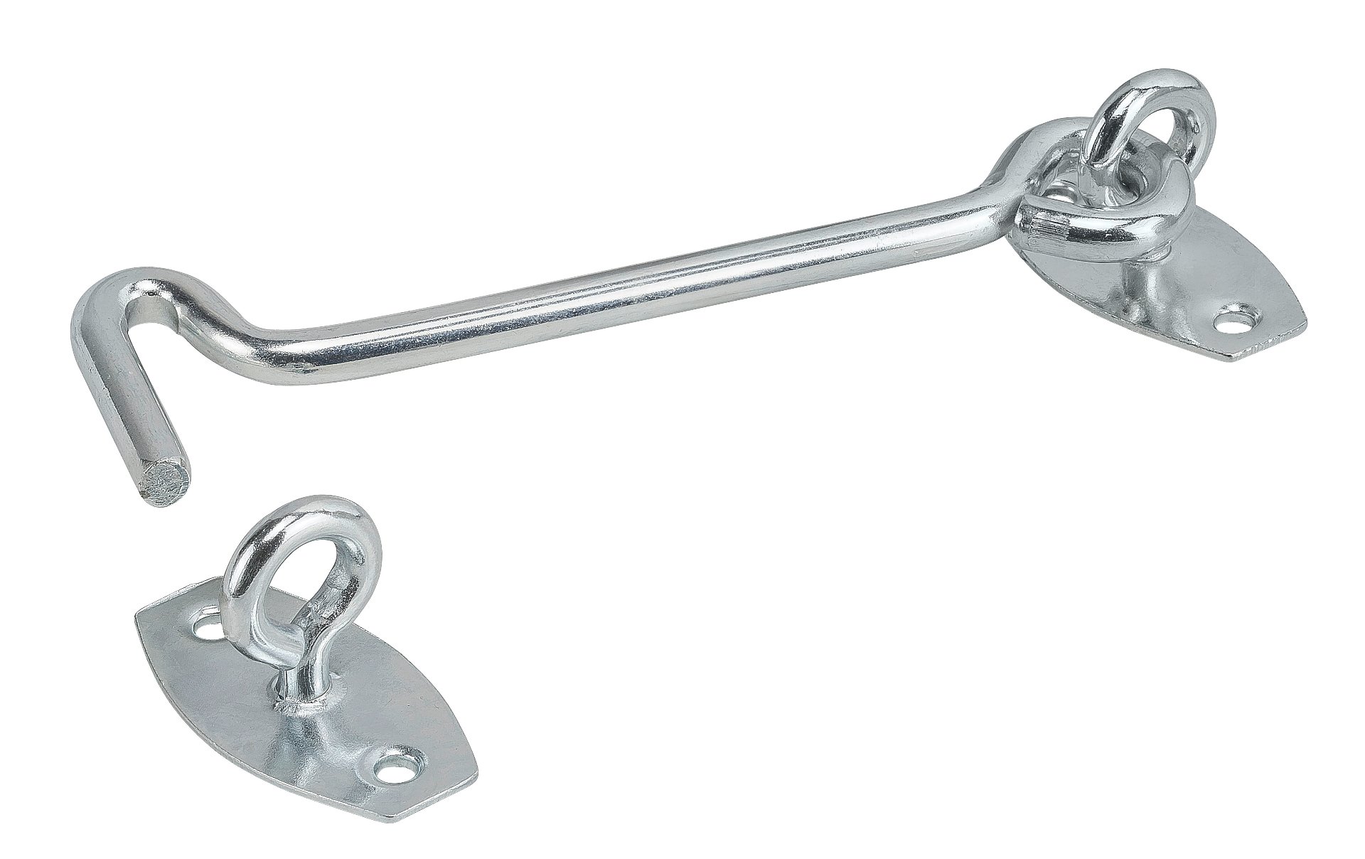 Sturmhaken mit Ösenplatte, verzinkt