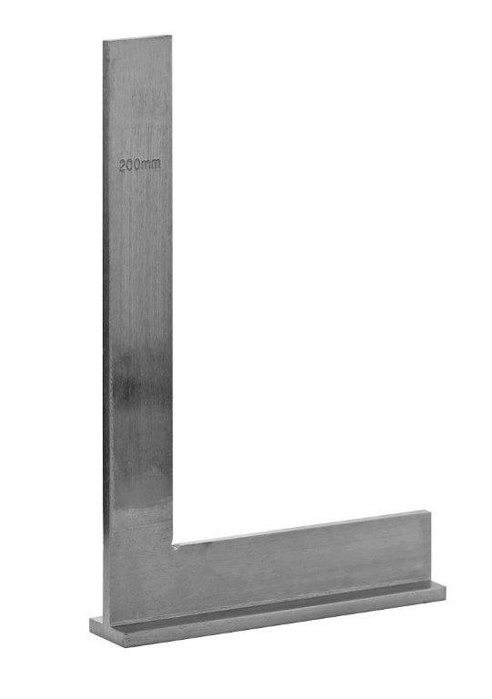 Schlosser- / Flachwinkel mit Anschlag, verzinkt