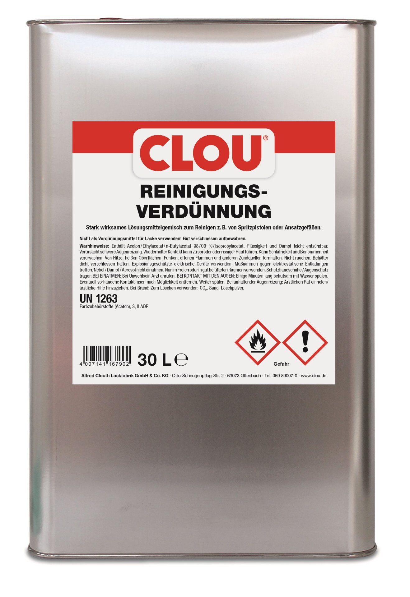 Clou Reinigungsverdünnung