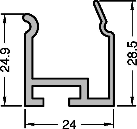 Gutmann Bodenschwelle Weser Unterteil P 3940