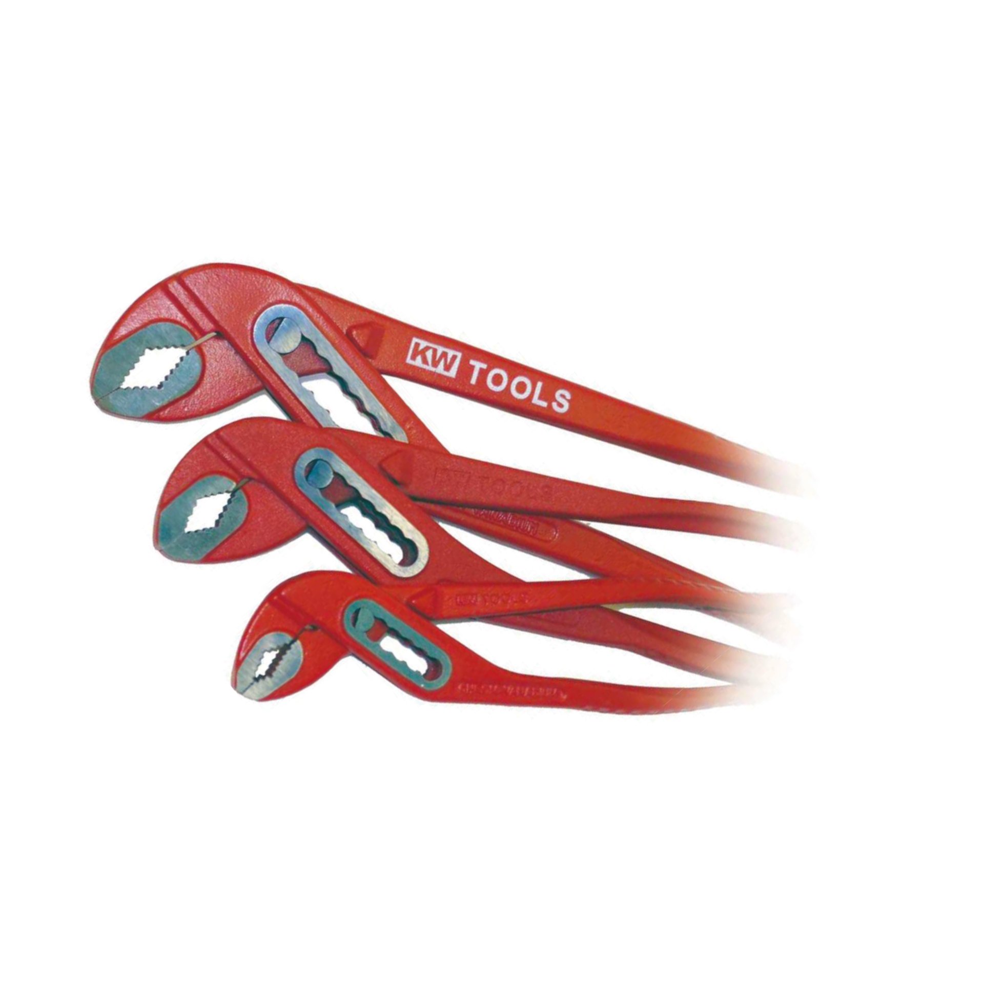 Wasserpumpenzangen-Satz, rot