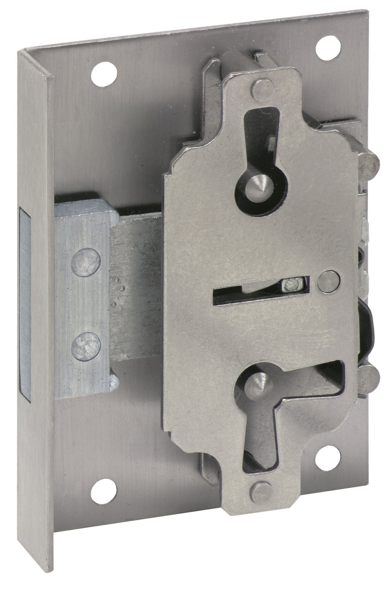 JuNie Einlaßschloß, Stahl blank Nr. 0611