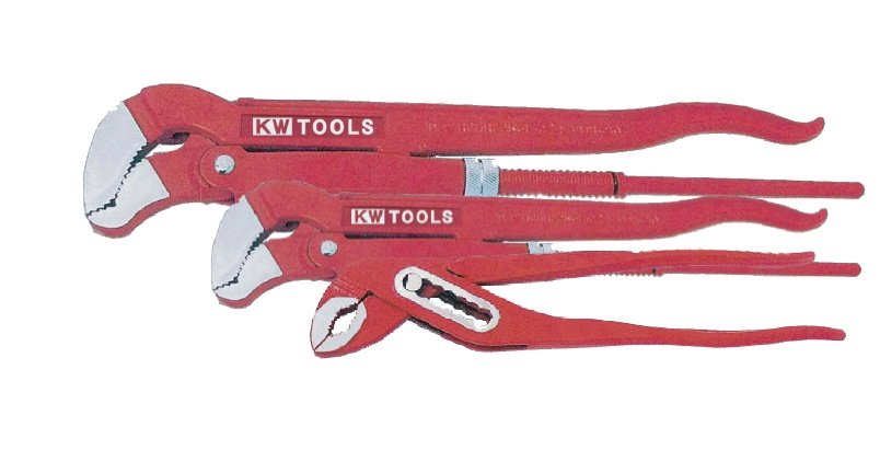 Eckrohrzange S-Maul 45ø abgewinkelt, CV, Nr. 811