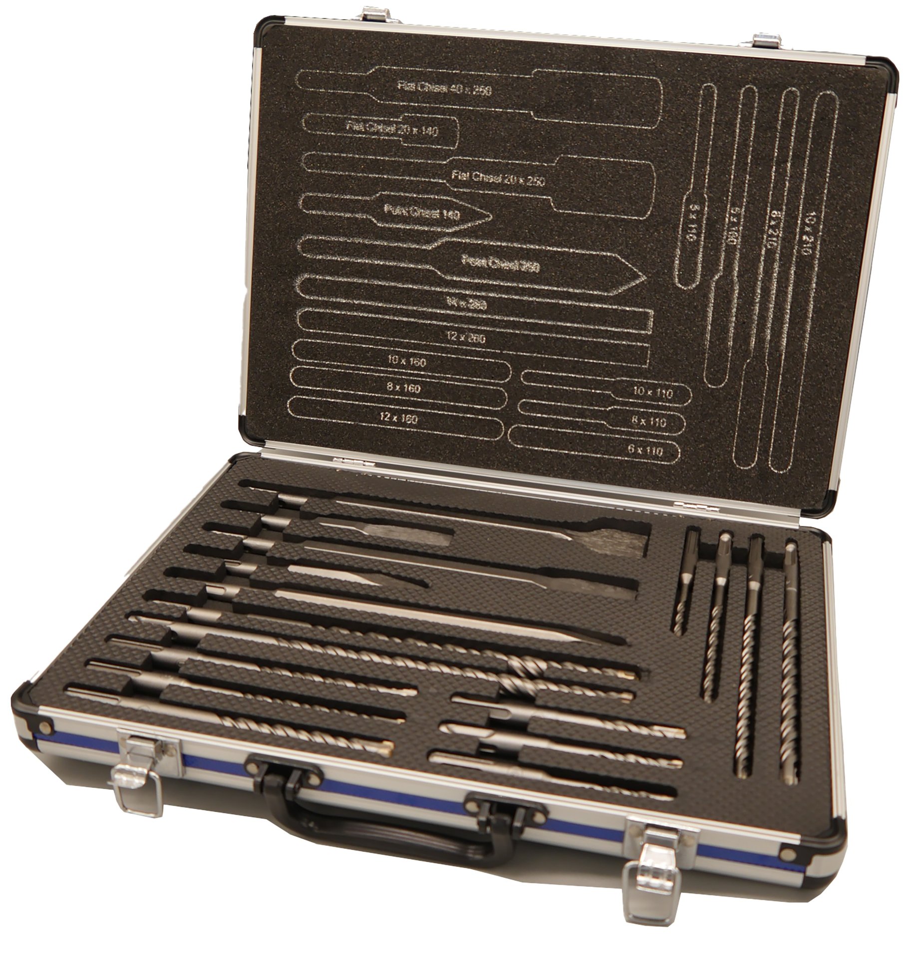 Hammerbohrer- und Meißel-Set X-Cut